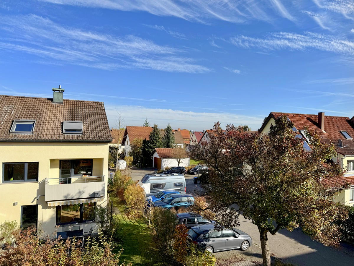 Ausblick aus dem Dachgeschoss