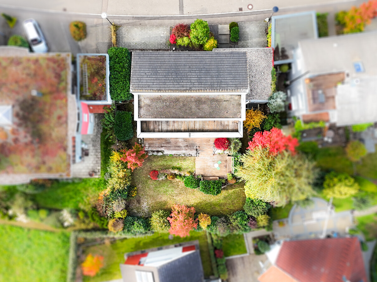 Hausansicht Vogelperspektive